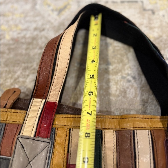 Multicolor Leather Large tote Bag - Picture 7 of 10